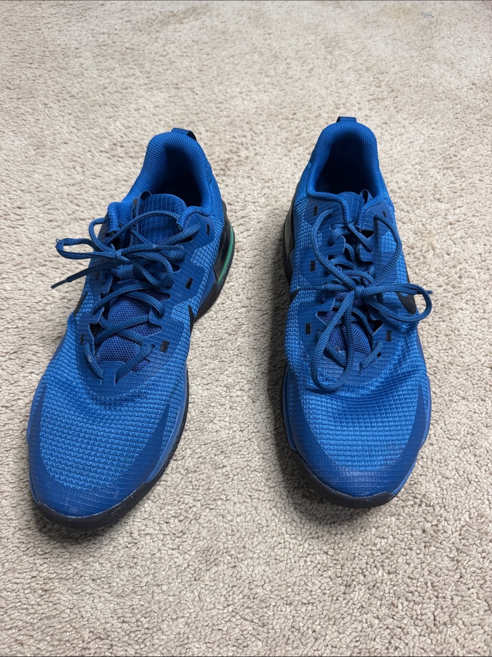 Bright Blue Mens Running Sneakers